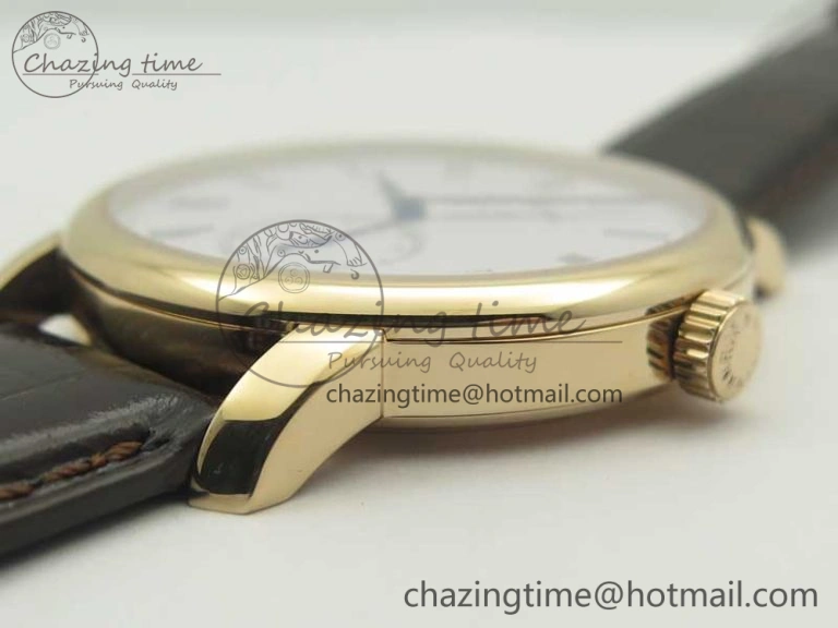 Classic Regulator RG MK Best Edition White Dial Roman Markers on Brown Leather Strap A23J