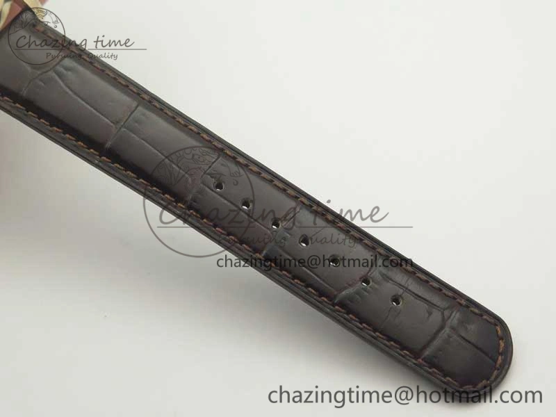 Classic Regulator RG MK Best Edition White Dial Roman Markers on Brown Leather Strap A23J