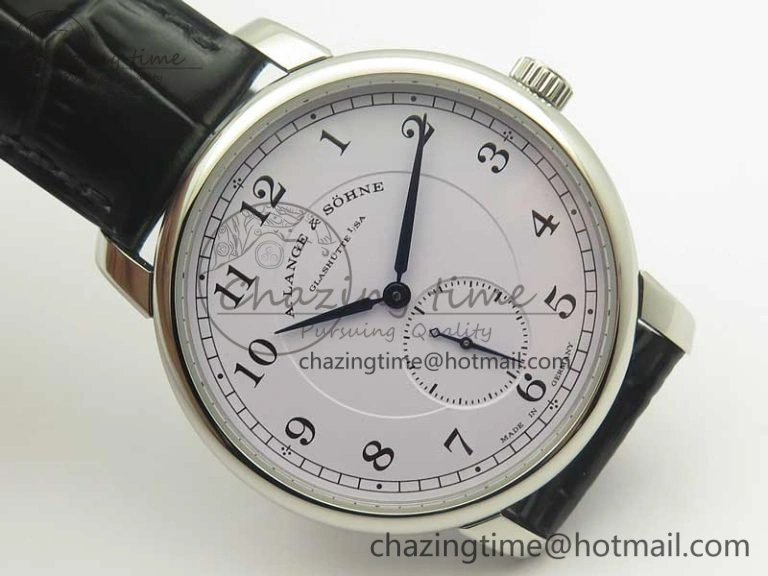 Classic Regulator SS MK Best Edition White Dial Arabic Markers on Black Leather Strap A23J