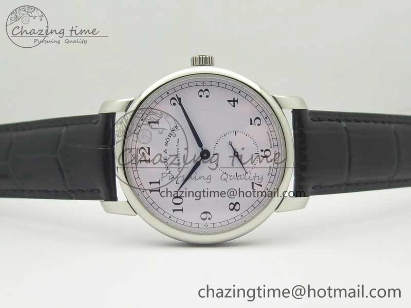 Classic Regulator SS MK Best Edition White Dial Arabic Markers on Black Leather Strap A23J