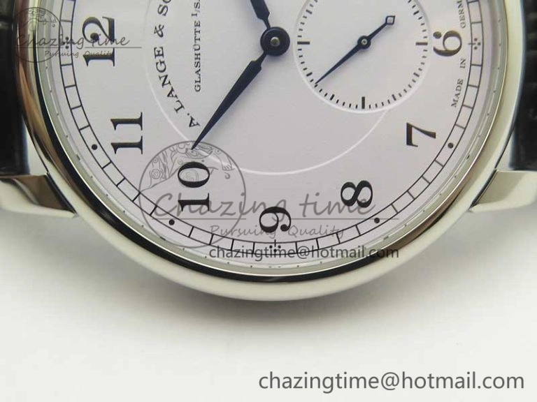 Classic Regulator SS MK Best Edition White Dial Arabic Markers on Black Leather Strap A23J