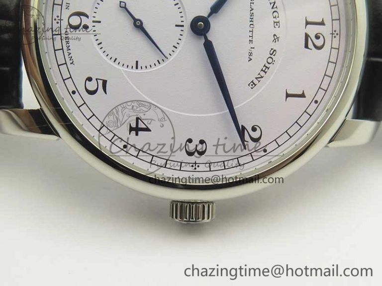 Classic Regulator SS MK Best Edition White Dial Arabic Markers on Black Leather Strap A23J