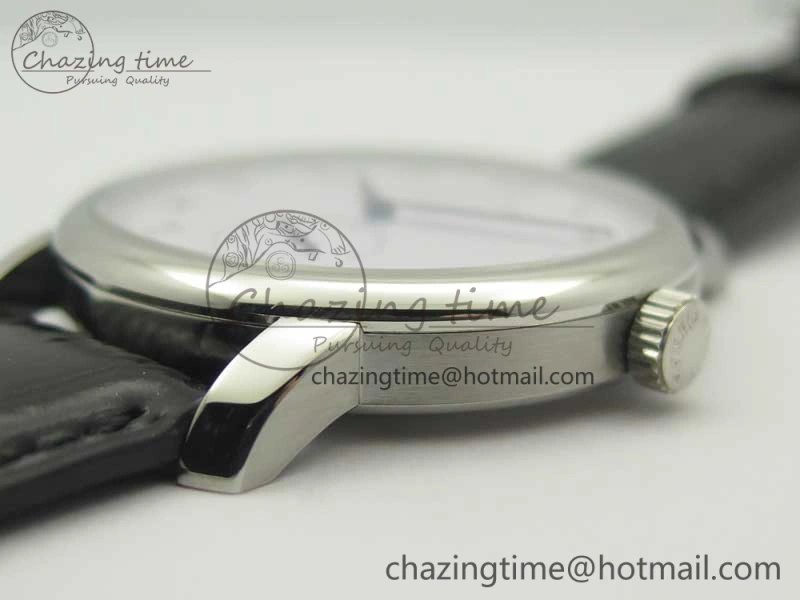 Classic Regulator SS MK Best Edition White Dial Arabic Markers on Black Leather Strap A23J