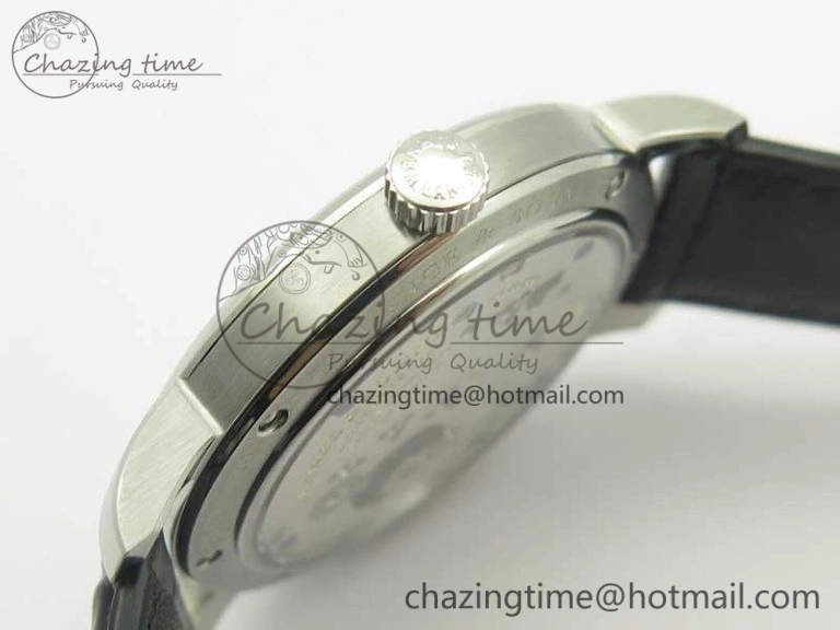 Classic Regulator SS MK Best Edition White Dial Roman Markers Red on Black Leather Strap A23J