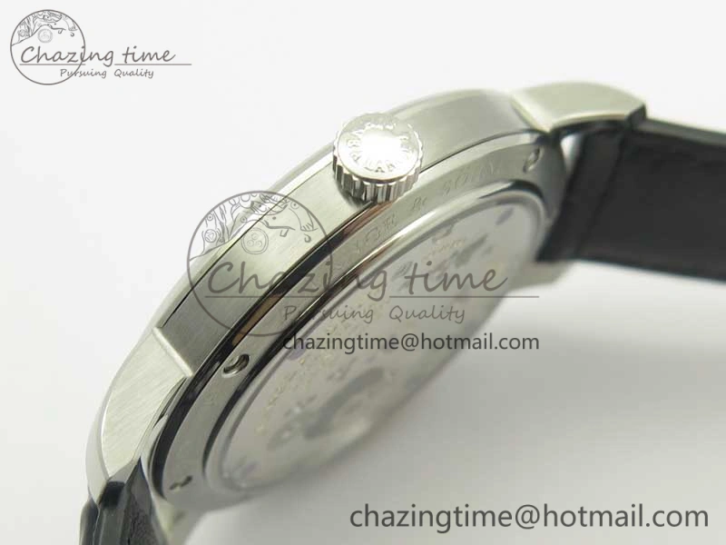 Classic Regulator SS MK Best Edition White Dial Roman Markers Red on Black Leather Strap A23J