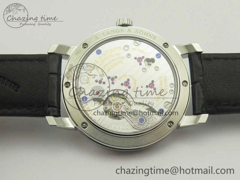 Classic Regulator SS MK Best Edition White Dial Roman Markers Red on Black Leather Strap A23J