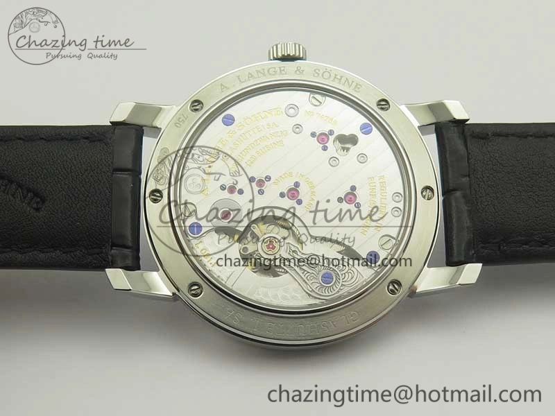 Classic Regulator SS MK Best Edition White Dial Roman Markers Red on Black Leather Strap A23J