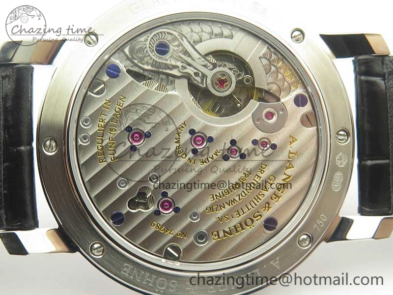 Classic Regulator SS MK Best Edition White Dial Roman Markers Red on Black Leather Strap A23J