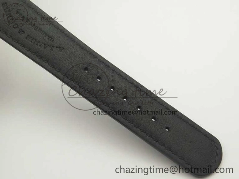Classic Regulator SS MK Best Edition White Dial Roman Markers Red on Black Leather Strap A23J