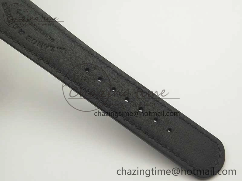 Classic Regulator SS MK Best Edition White Dial Roman Markers Red on Black Leather Strap A23J