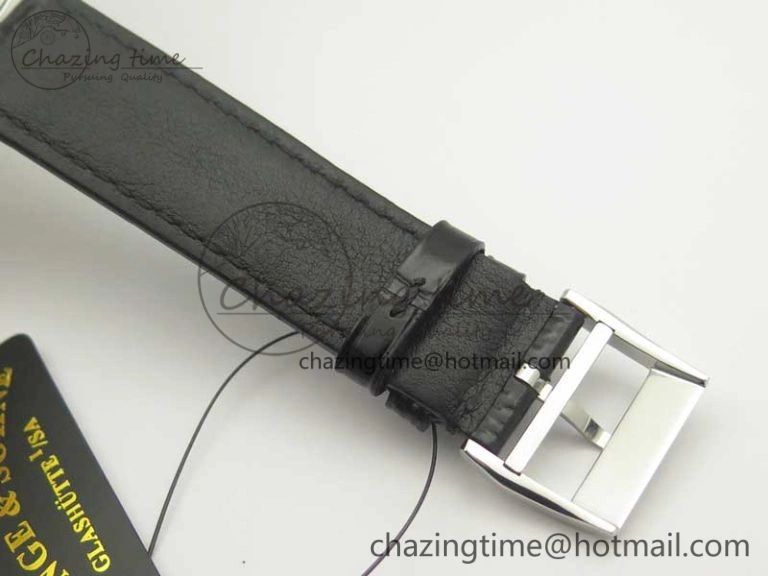 Classic Regulator SS MK Best Edition White Dial Roman Markers Red on Black Leather Strap A23J