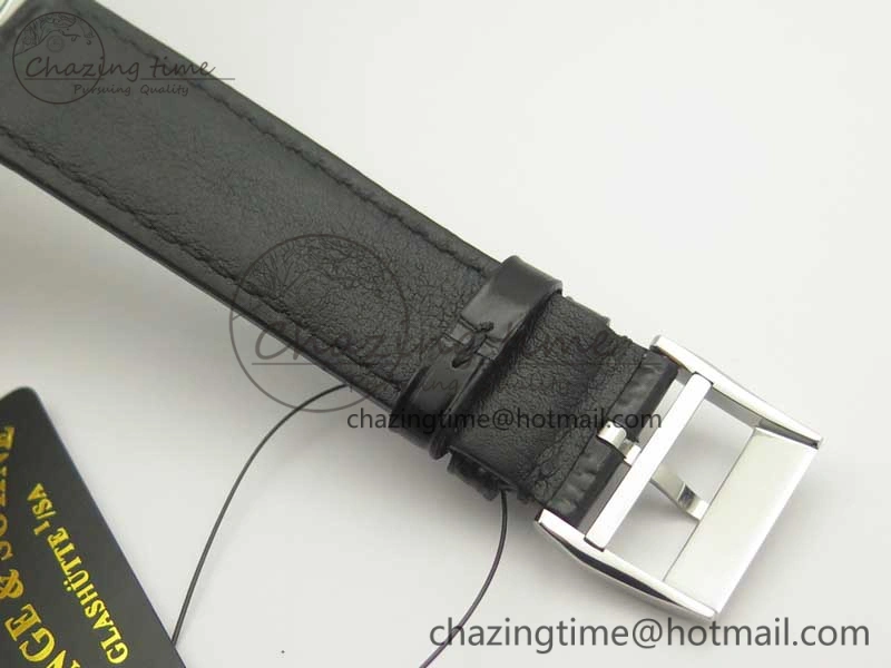 Classic Regulator SS MK Best Edition White Dial Roman Markers Red on Black Leather Strap A23J