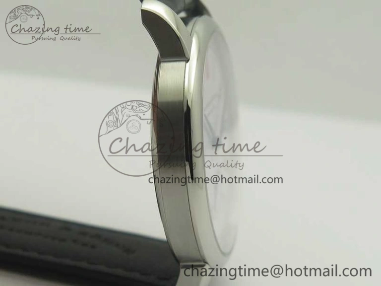 Classic Regulator SS MK Best Edition White Dial Roman Markers Red on Black Leather Strap A23J