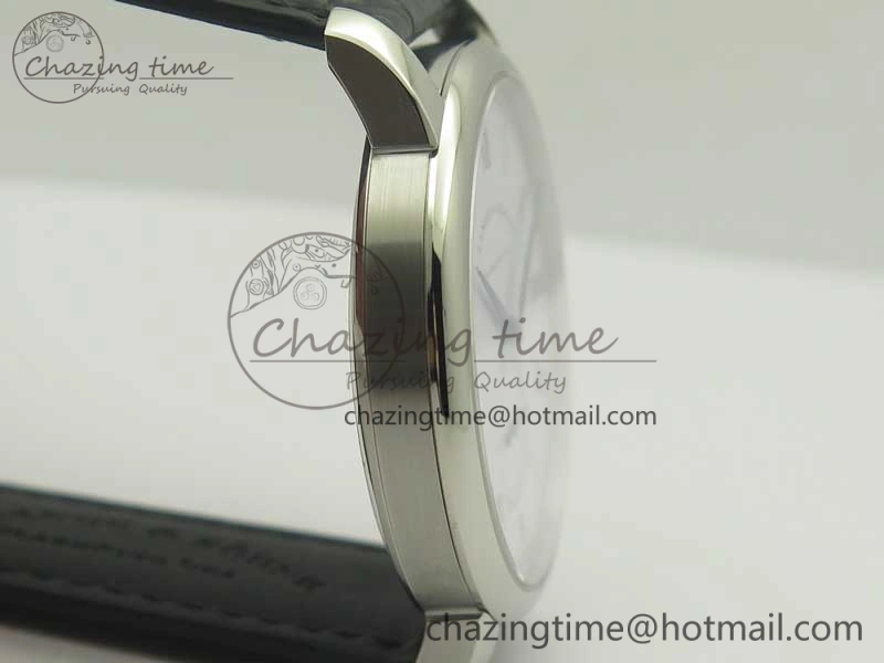 Classic Regulator SS MK Best Edition White Dial Roman Markers on Black Leather Strap A23J