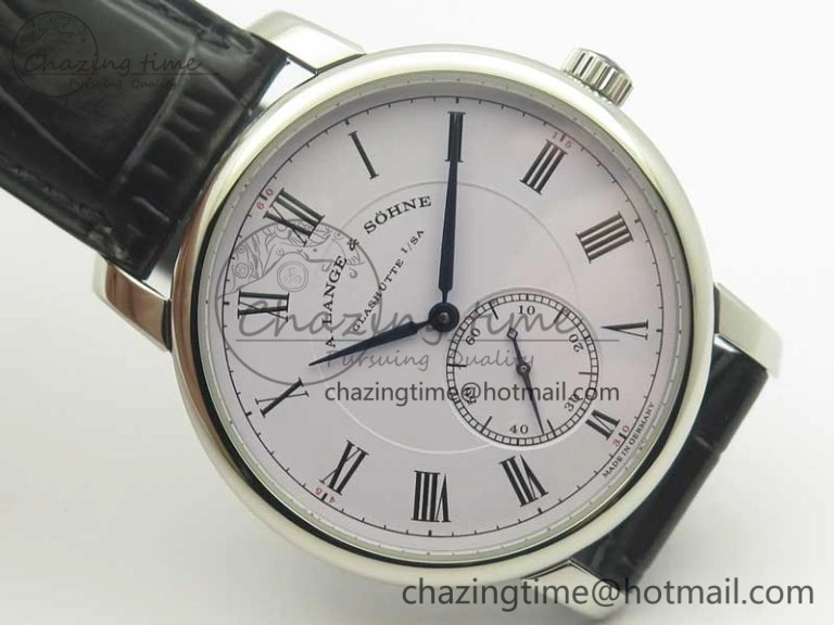 Classic Regulator SS MK Best Edition White Dial Roman Markers on Black Leather Strap A23J