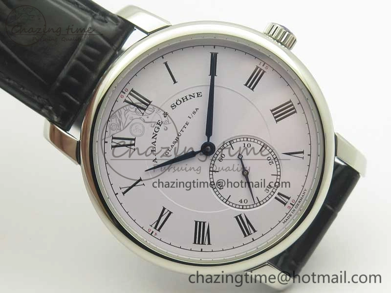 Classic Regulator SS MK Best Edition White Dial Roman Markers on Black Leather Strap A23J