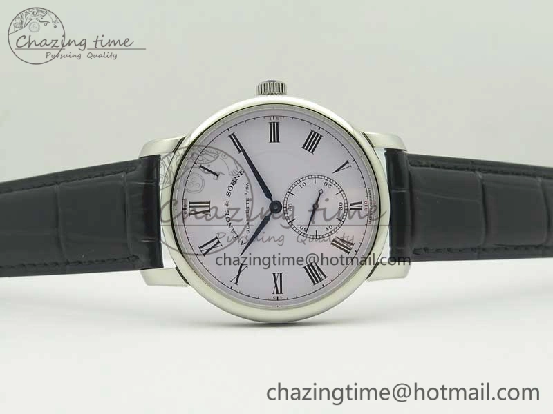 Classic Regulator SS MK Best Edition White Dial Roman Markers on Black Leather Strap A23J