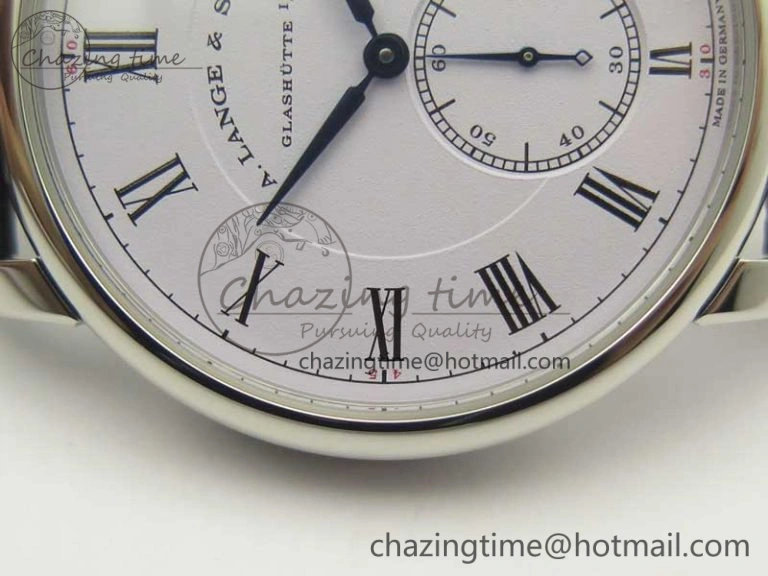 Classic Regulator SS MK Best Edition White Dial Roman Markers on Black Leather Strap A23J