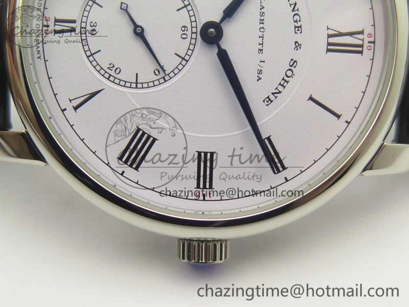 Classic Regulator SS MK Best Edition White Dial Roman Markers on Black Leather Strap A23J