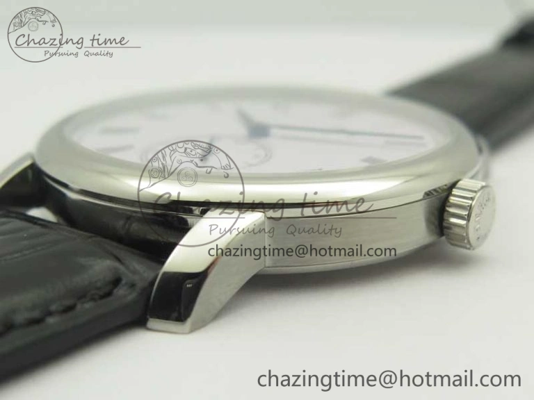Classic Regulator SS MK Best Edition White Dial Roman Markers on Black Leather Strap A23J