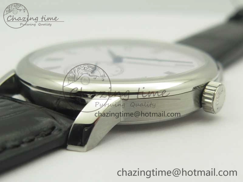Classic Regulator SS MK Best Edition White Dial Roman Markers on Black Leather Strap A23J