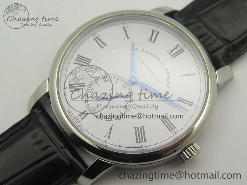 Classic Regulator SS MK Best Edition White Dial Roman Markers on Black Leather Strap A23J