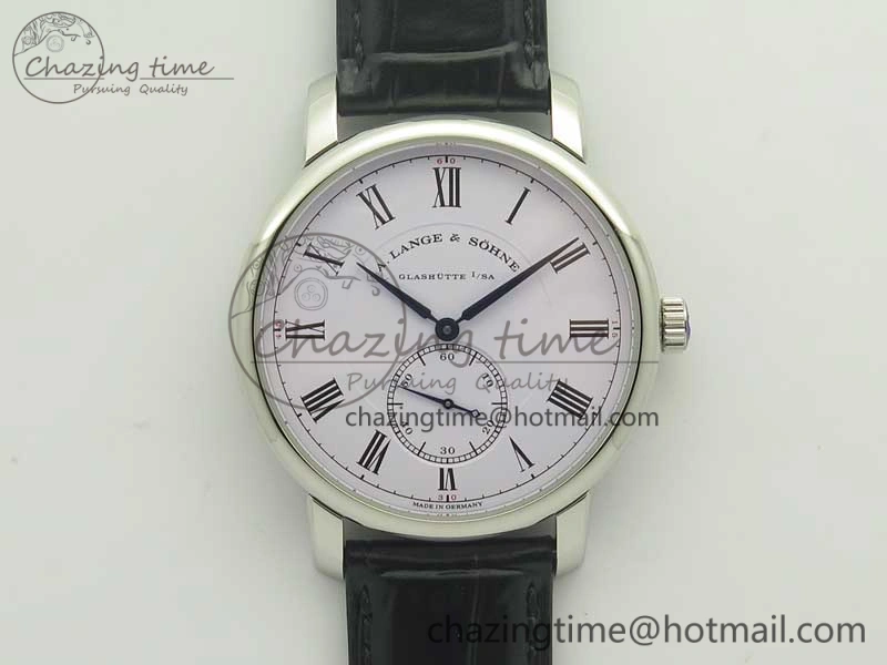 Classic Regulator SS MK Best Edition White Dial Roman Markers on Black Leather Strap A23J