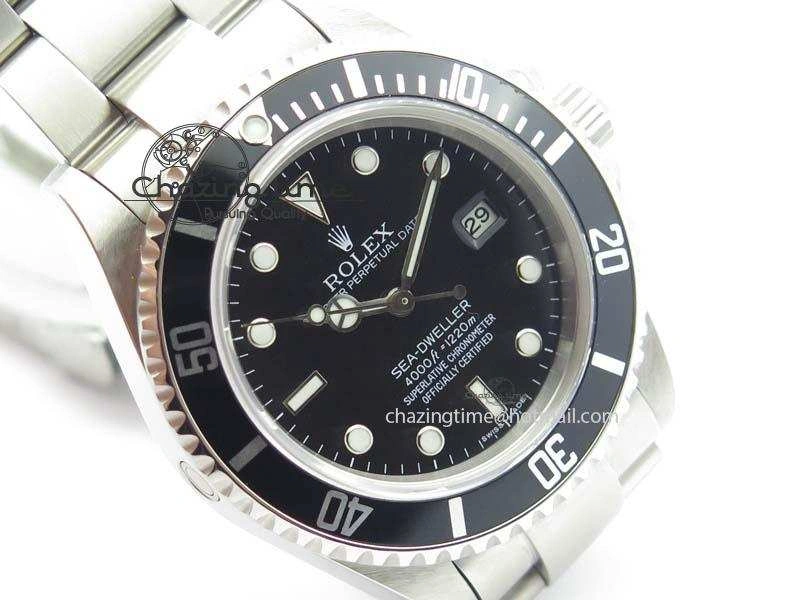 Classic Sea Dweller SS BP-Maker Best Edition Black Dial On SS Bracelet SA3135