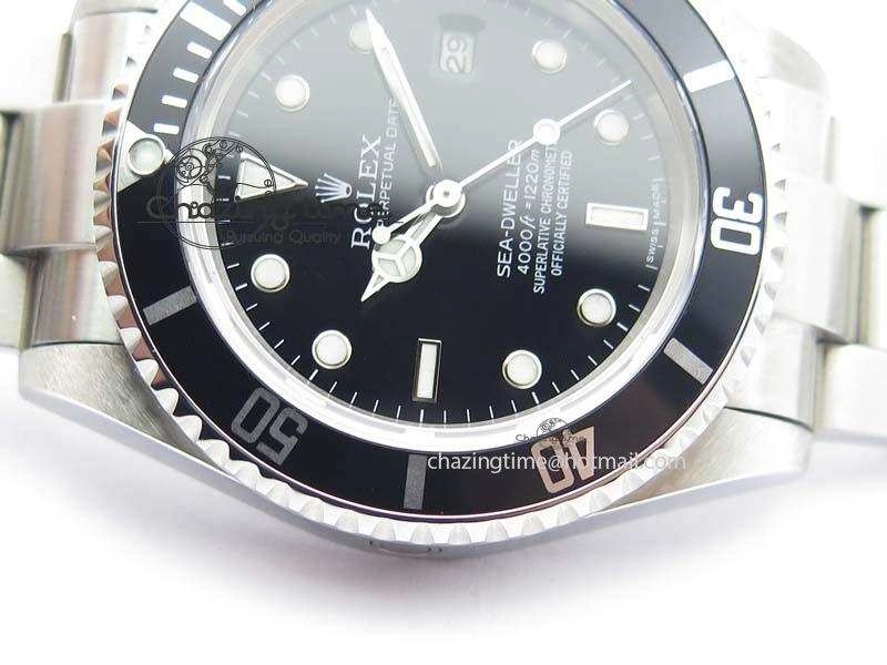 Classic Sea Dweller SS BP-Maker Best Edition Black Dial On SS Bracelet SA3135
