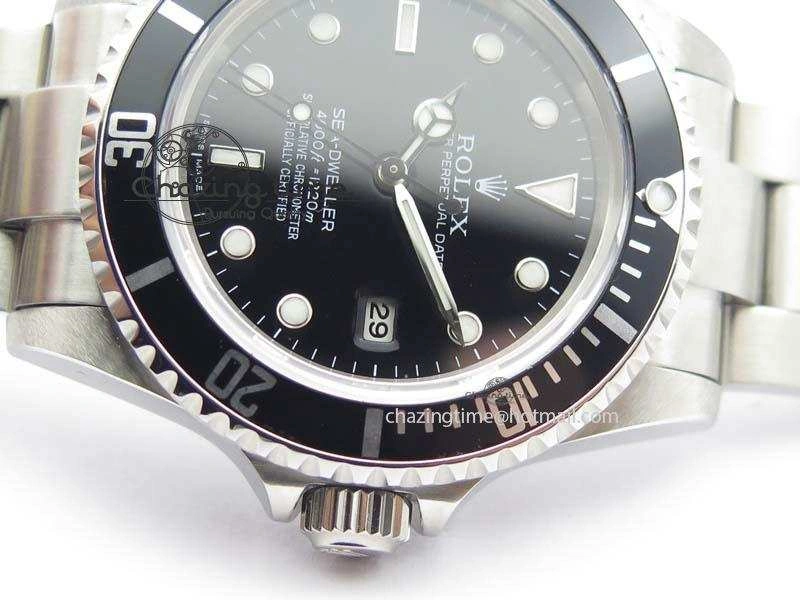 Classic Sea Dweller SS BP-Maker Best Edition Black Dial On SS Bracelet SA3135