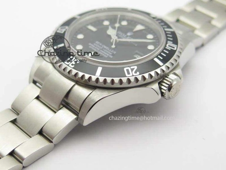 Classic Sea Dweller SS BP-Maker Best Edition Black Dial On SS Bracelet SA3135