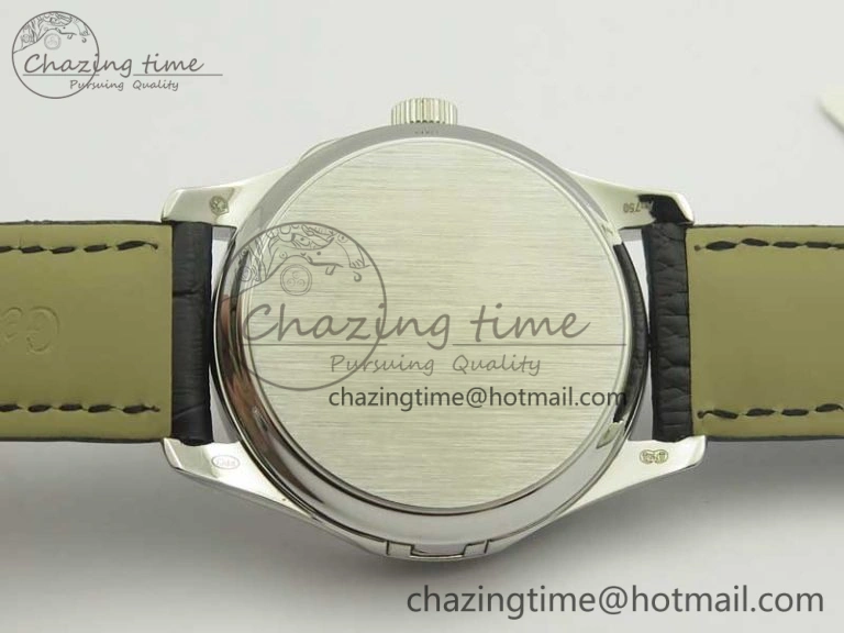 Classic The Erotic Timepiece White Dial SS Markers on Black Leather Strap A23J
