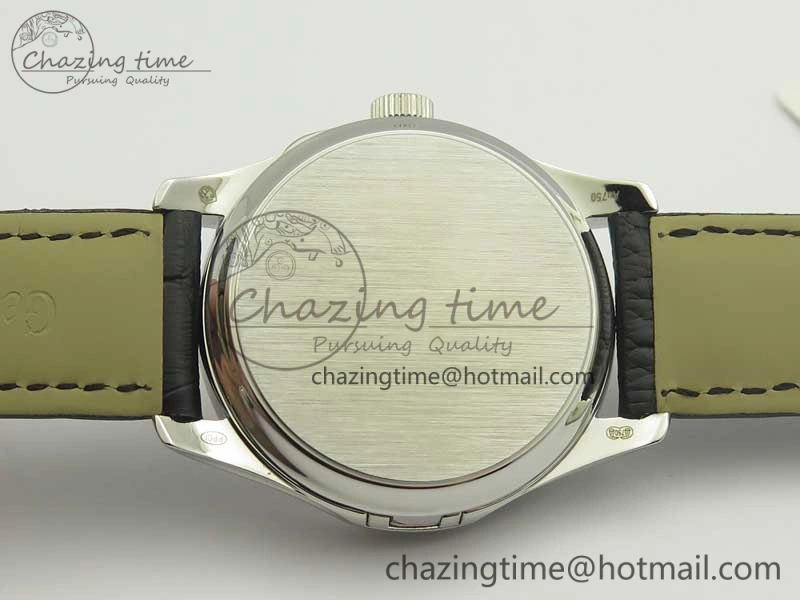Classic The Erotic Timepiece White Dial SS Markers on Black Leather Strap A23J