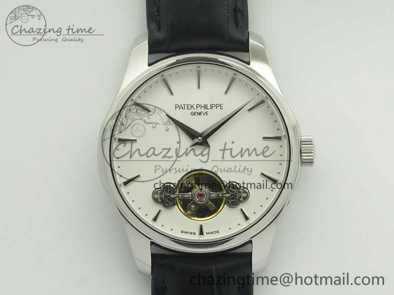 Classic The Erotic Timepiece White Dial SS Markers on Black Leather Strap A23J