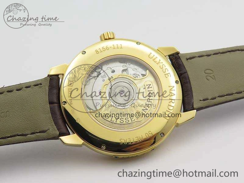 Classico RG FK 1:1 Best Edition White Dial On Leather Strap A2892