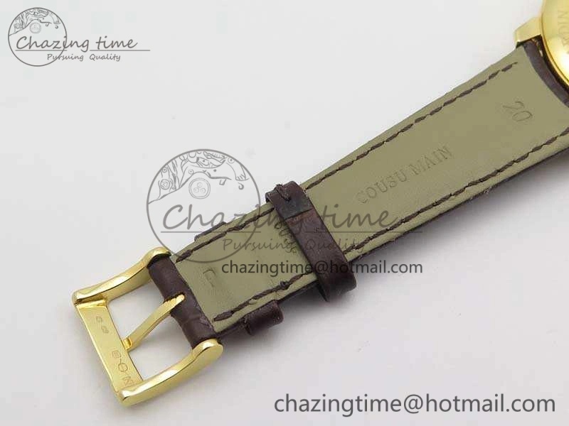 Classico RG FK 1:1 Best Edition White Dial On Leather Strap A2892