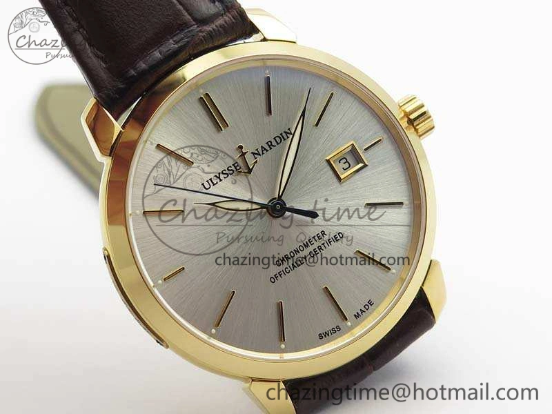 Classico RG FK 1:1 Best Edition White Dial On Leather Strap A2892