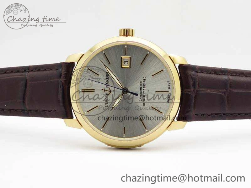 Classico RG FK 1:1 Best Edition White Dial On Leather Strap A2892