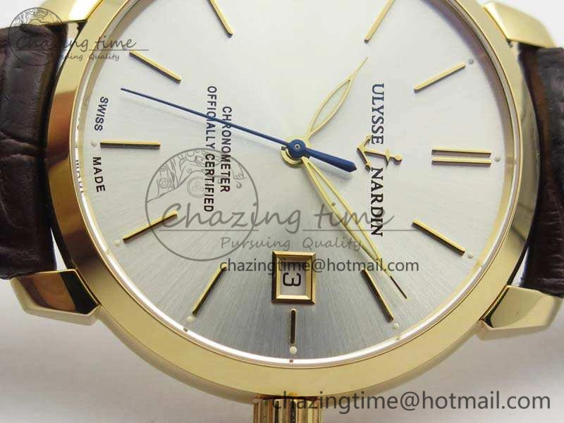 Classico RG FK 1:1 Best Edition White Dial On Leather Strap A2892