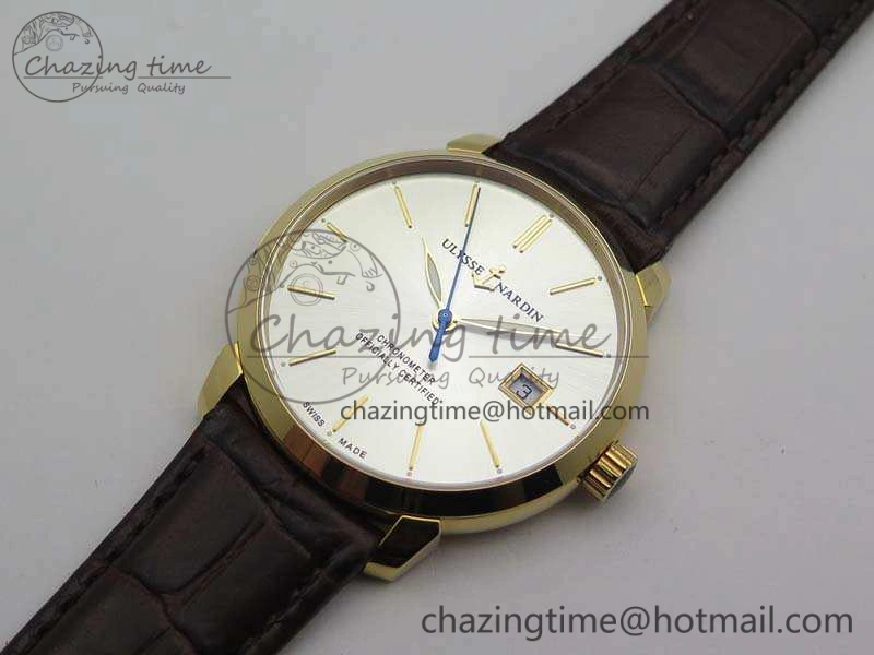 Classico RG FK 1:1 Best Edition White Dial On Leather Strap A2892