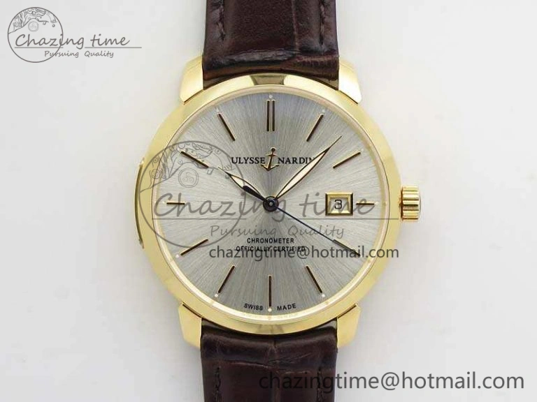 Classico RG FK 1:1 Best Edition White Dial On Leather Strap A2892
