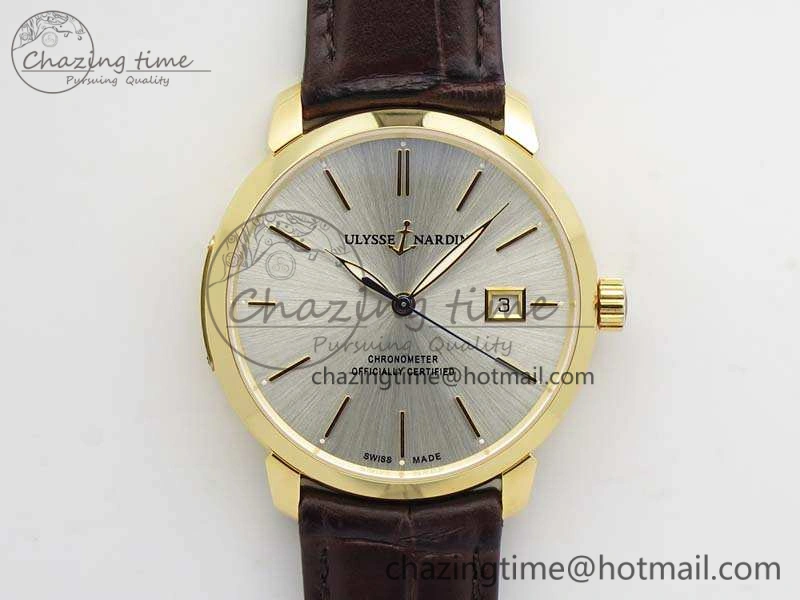 Classico RG FK 1:1 Best Edition White Dial On Leather Strap A2892
