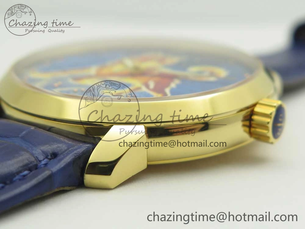 Classico RG FKF Best Edition Dog Dial on Blue Leather Strap A2892