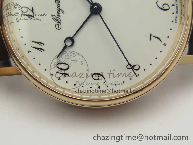 Classique Auto 5177 RG FK 1:1 Best Edition White Dial on Brown Leather Strap MIYOTA 9015