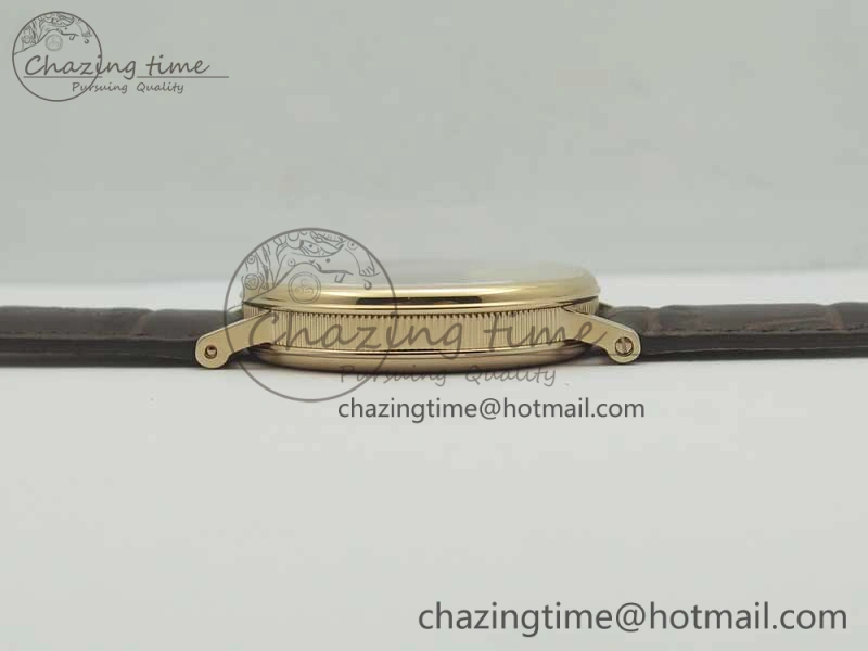 Classique Auto 5177 RG FK 1:1 Best Edition White Dial on Brown Leather Strap MIYOTA 9015