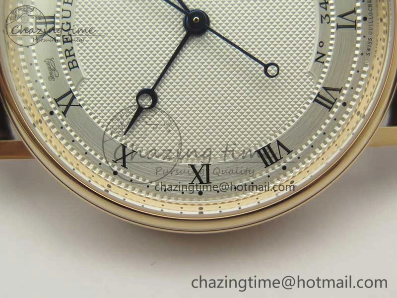 Classique Auto 5177 RG FK 1:1 Best Edition White Hobnail Textured Dial on Brown Leather Strap MIYOTA 9015