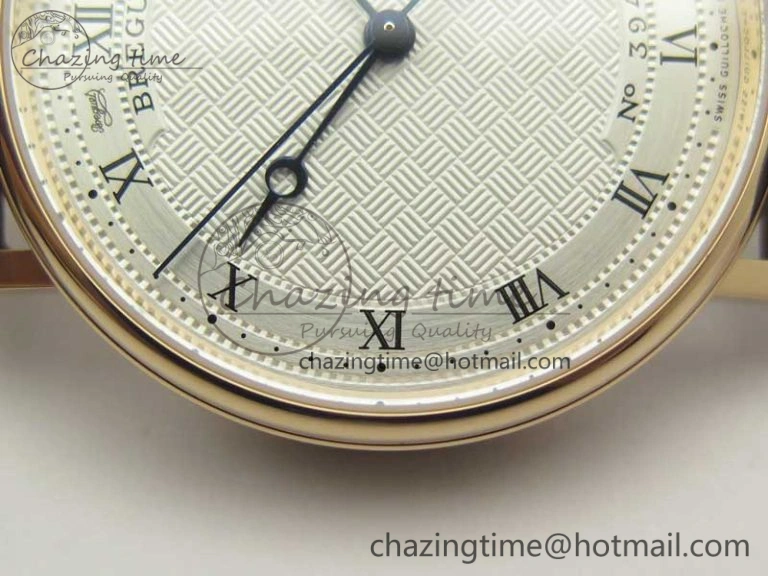 Classique Auto 5177 RG FK 1:1 Best Edition White Plaid Textured Dial on Brown Leather Strap MIYOTA 9015