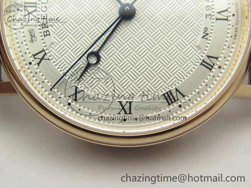 Classique Auto 5177 RG FK 1:1 Best Edition White Plaid Textured Dial on Brown Leather Strap MIYOTA 9015