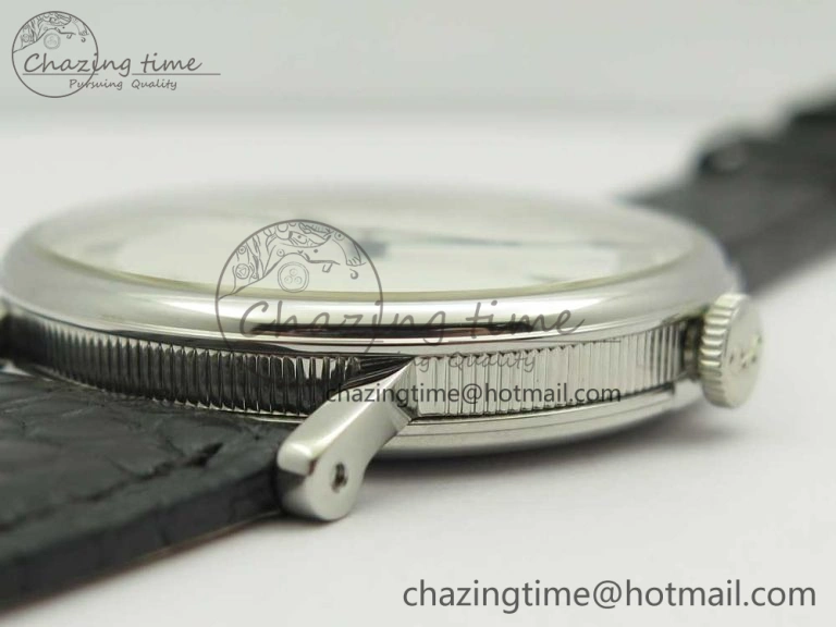 Classique Auto 5177 SS 3463 MK 1:1 Best Edition White Dial Numeral Markers On Black Leather Strap A777Q V2