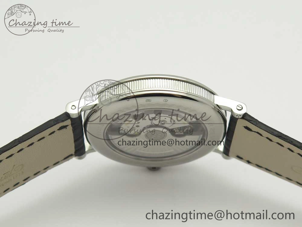 Classique Auto 5177 SS 3463 MK 1:1 Best Edition White Dial Numeral Markers On Black Leather Strap A777Q V2